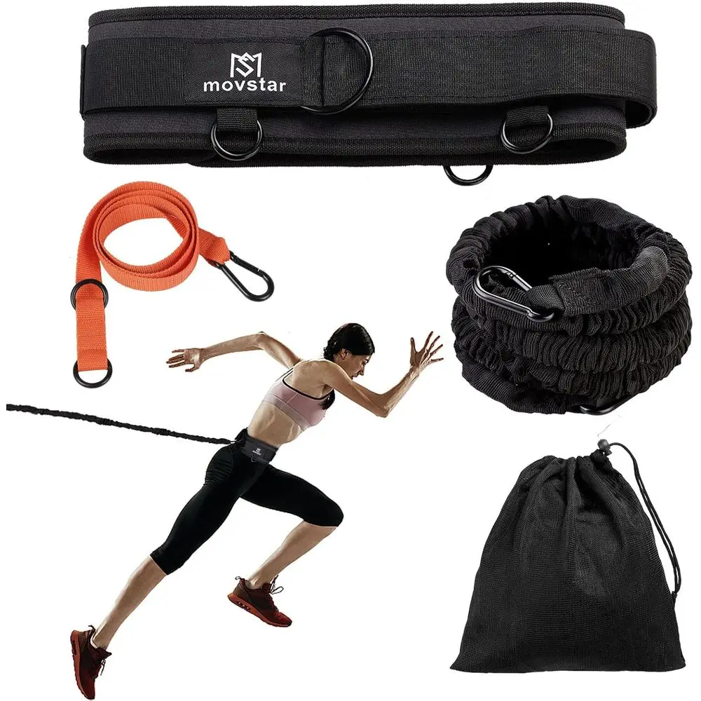 

Pseudois ResiBungee Band, Running Training Bungee Workout Band, Speed Strength, Basketball and ootball Equipment or Improving St