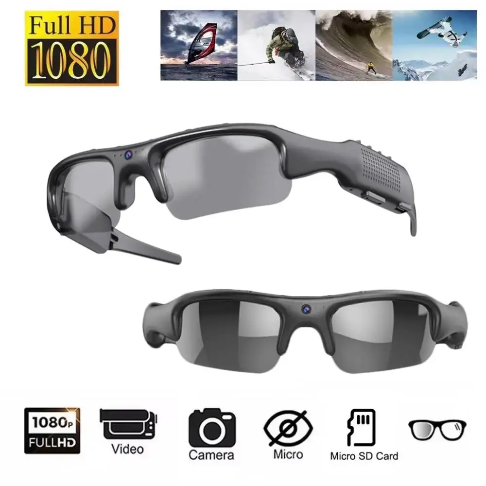 

Спортивные очки Camera Smart HD 1080P WIFI с камерой и аудиозапишителем для улицы, езды на велосипеде, пеших прогулок и путешествий