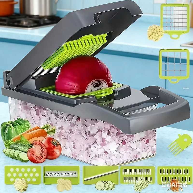 16-in-1-multifunctional-vegetable-chopper-with-handle-food-grater-vegetable-slicer-dicer-cutter-kitchen-tool