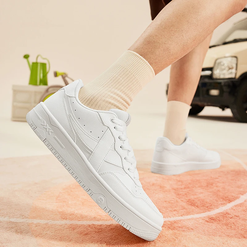 Xtep Alfalfa white 3.0 Skateboarding Shoes For Men 2024 Autumn SkateShoes Durability Fashion Outdoor Shoes 876319310023
