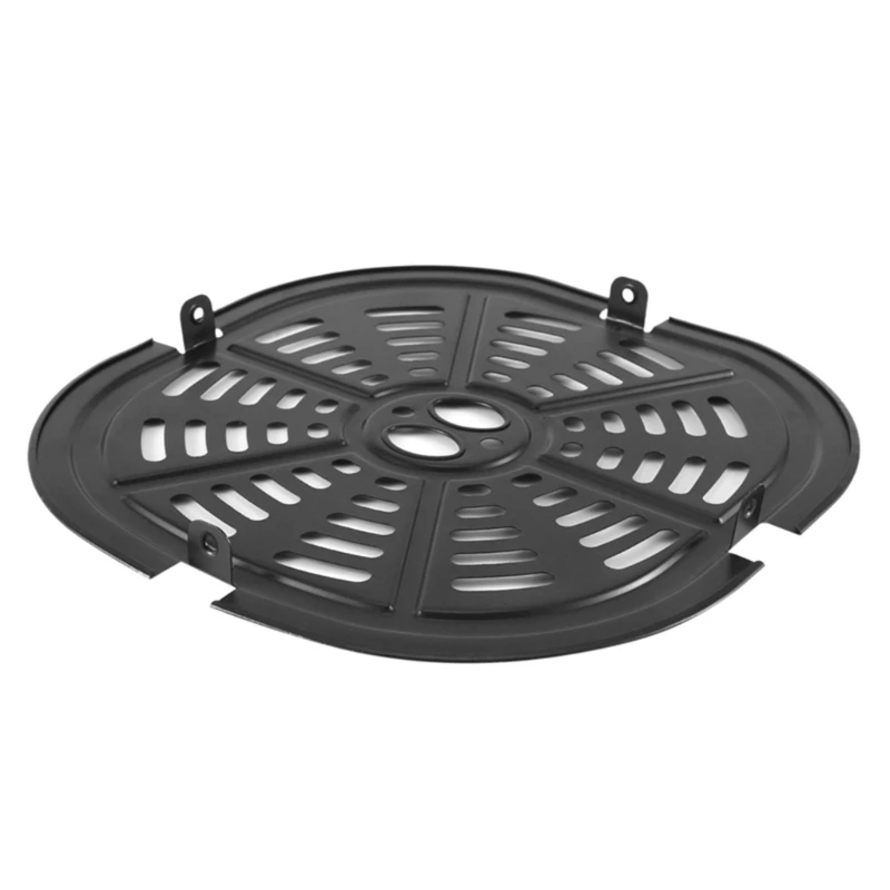 Perforated Home Rack Non Replacement-Parts Dishwasher Safe Universal Air Fryer Grill Pan Tray Carbon Steel