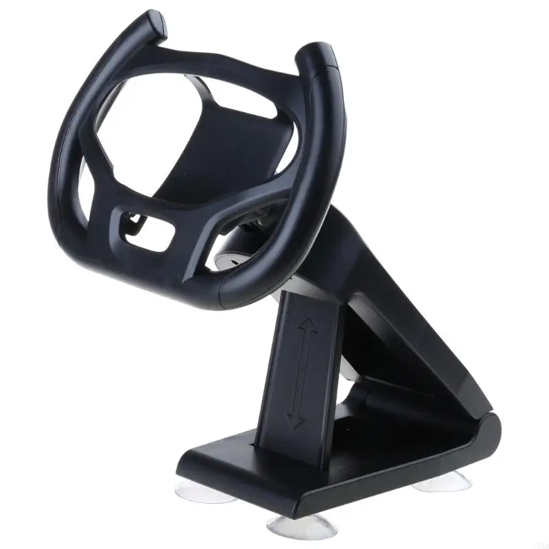 C7AB Steering Wheel Game Handle Holder With Suction Cup Base, Enhances Playabilities