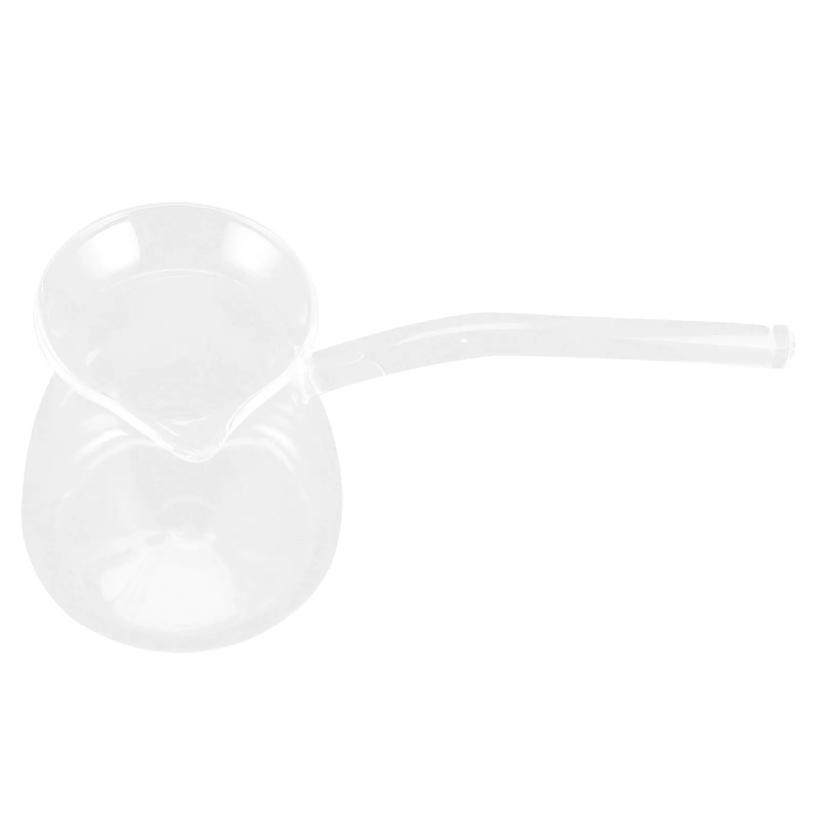 Thickened Glass Tea Pot Household Mini Resistant Transparent Glass Teapot for Tea Making Coffee Boil Milk Heating