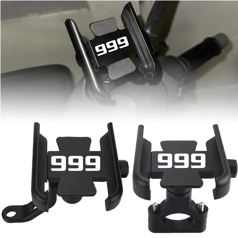 

For DUCATI 999 999S 999R Motorcycle Mobile Phone Navigation Bracket Holder Handlebar Mirror Base 360Rotate GPS Stand Bracket NEW