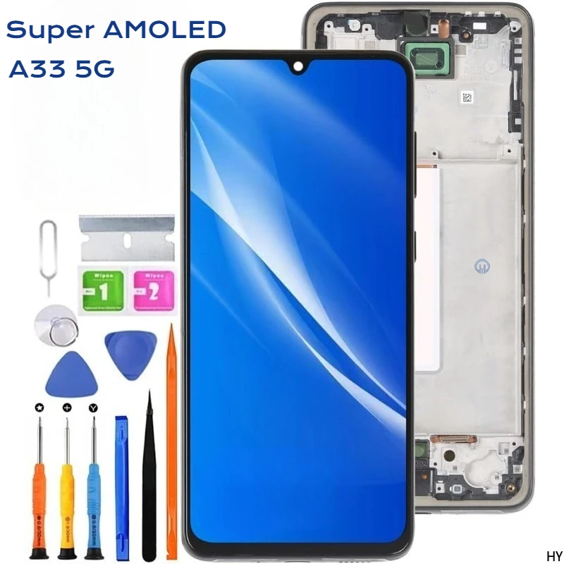 

Замена TFT-экрана для Samsung Galaxy A33 5G, ЖК-дисплей, A326B A326BR A326U, дигитайзер сенсорного экрана в сборе