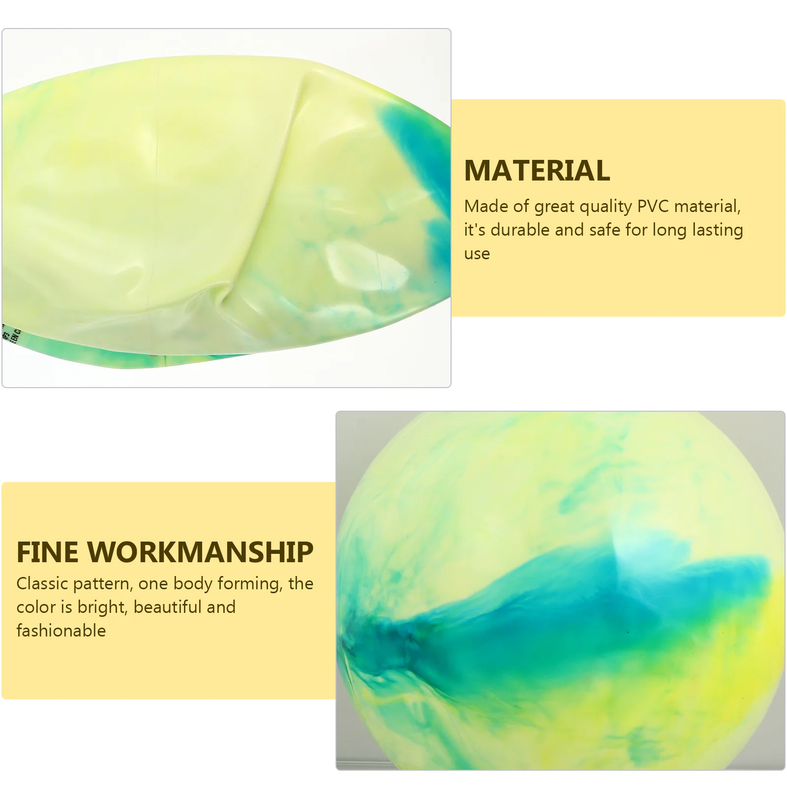 5 قطع من كرات الشاطئ السحابية للأطفال، لعبة تعليمية قابلة للنفخ، كرات ملونة