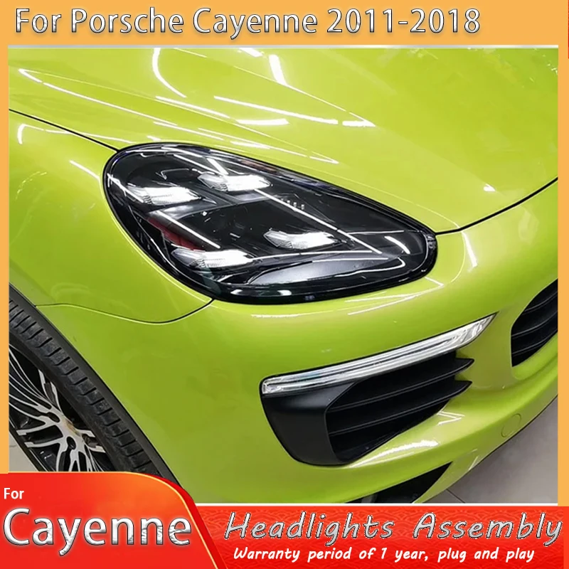 

Car LED Headlight Automobile Parts For Porsche Cayenne 958.1 2011-2014 Fog DRL Brake Turn Signal Lamp Plug and Play