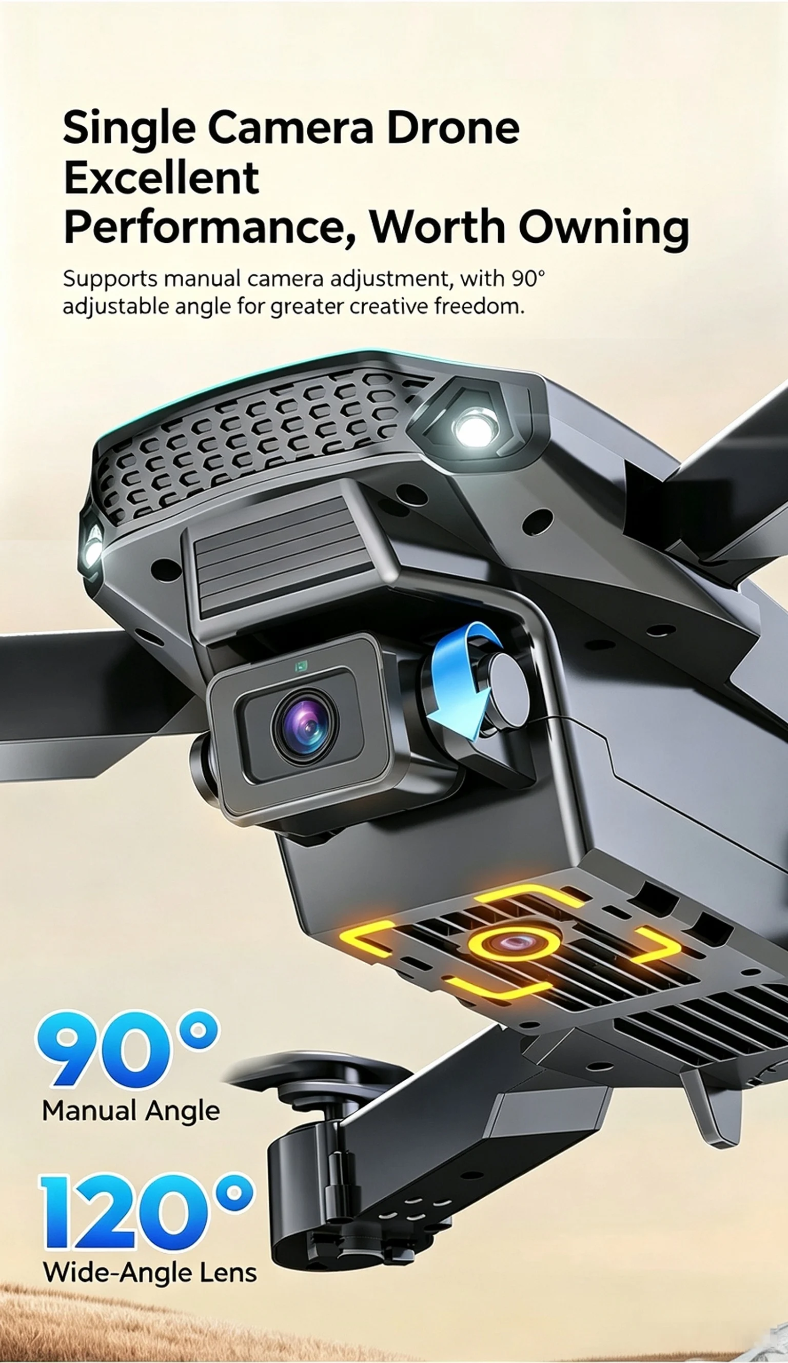 TONGLI Foldable Drone RC Quadcopter with 3.1‑Inch Large‑Screen Remote Control Single‑Camera Aerial Version One‑Key Takeoff Gesture Photo Headless Mode Long Battery Life Long‑Range Portable FPV Aircraft for Teen & Adult Beginners Ideal Photography Gift