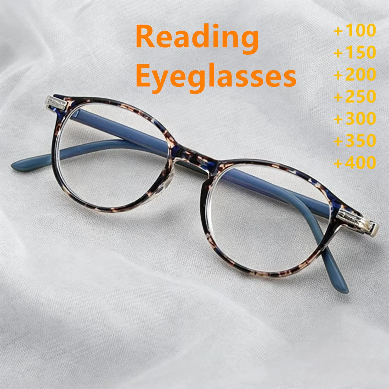 Aliexpress  Lightweight TR90 Red Tortoise Reading Glasses Round Frame Presbyopia Eyeglasses Anti Blue Light Computer Readers +1.0~+4.0 - Aliexpress Deal
