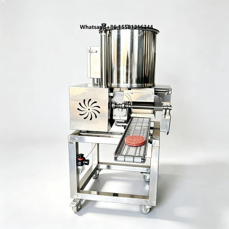 Electric Commercial Burger Meat Pie Patty Making Machine Full Automatic Meat Patty Forming Machine