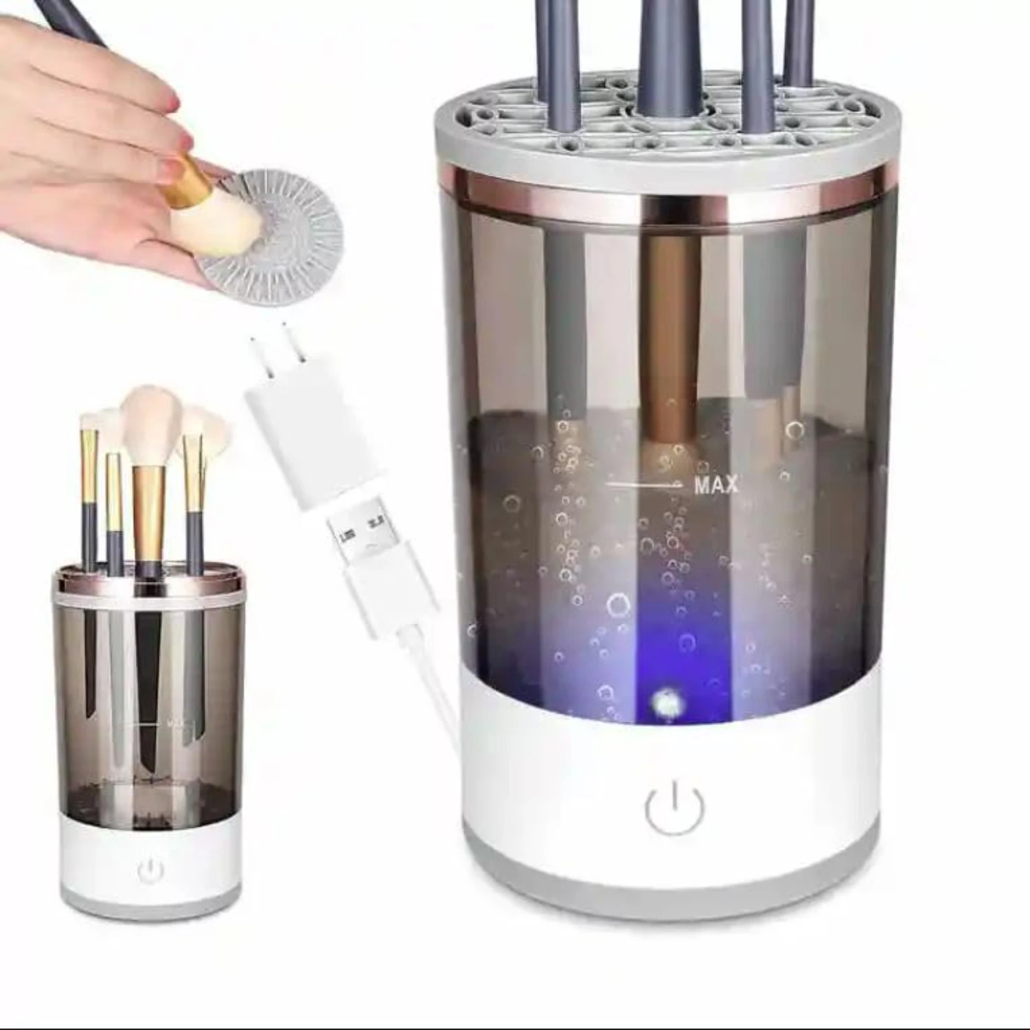 

High-quality, professional and convenient Women's Cosmetic Makeup Brush Cleaner Machine - The Complete Essential Beauty Tool Kit