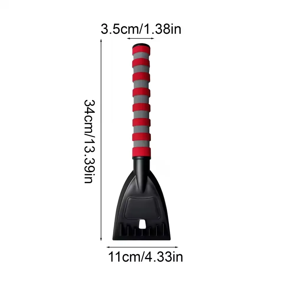 Car Ice Scraper, Portable Windshield Ice Snow Remover with Non-slip Foam Handle Thickened Ice Breaking Shovel for Car WinterSnow
