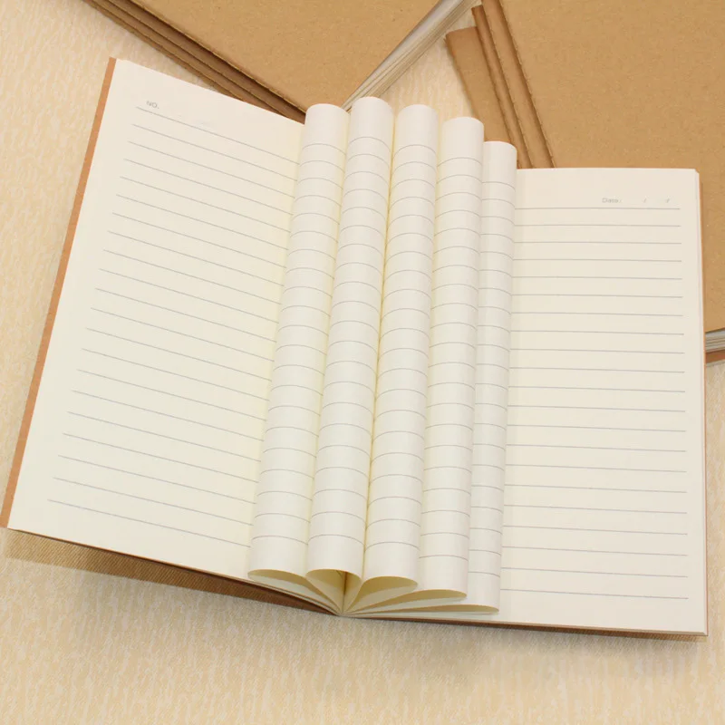 Classic Stitched Kraft Journals, 10-Pack: Your Timeless Companion for Year-End Reflections & New Year's Resolutions