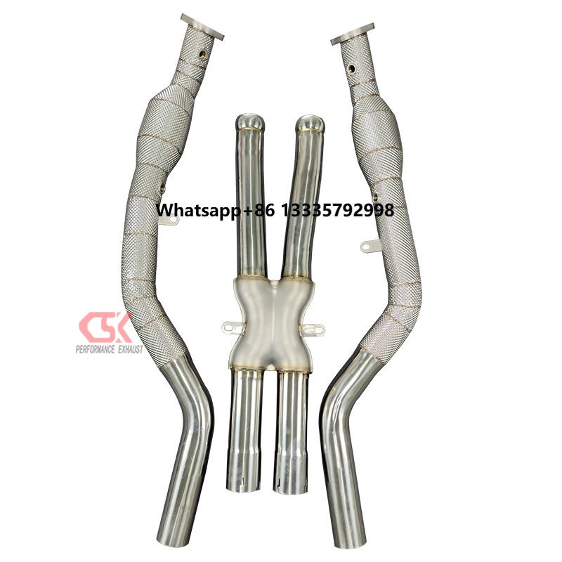 

Excellent Performance Reduce Exhaust Resistance Downpipe End Exhaust for BMW M3 E90 E92 E93 Stainless Steel Downpipes