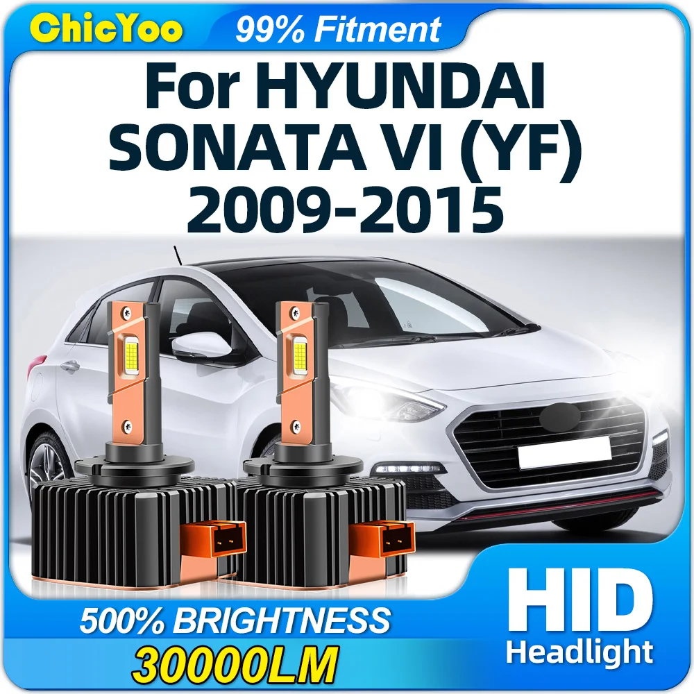 

D1S Canbus LED Headlight Bulbs 120W HID Xenon Lamps 6000K White For HYUNDAI SONATA VI (YF) 2009 2010 2011 2012 2013 2014 2015