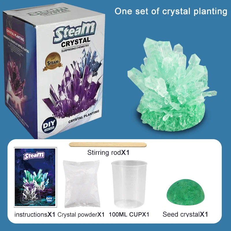 

Crystal Planting Diy Scientific Experiment Set Fun, Parent-Child Communication On Chemical Crystallization Principles