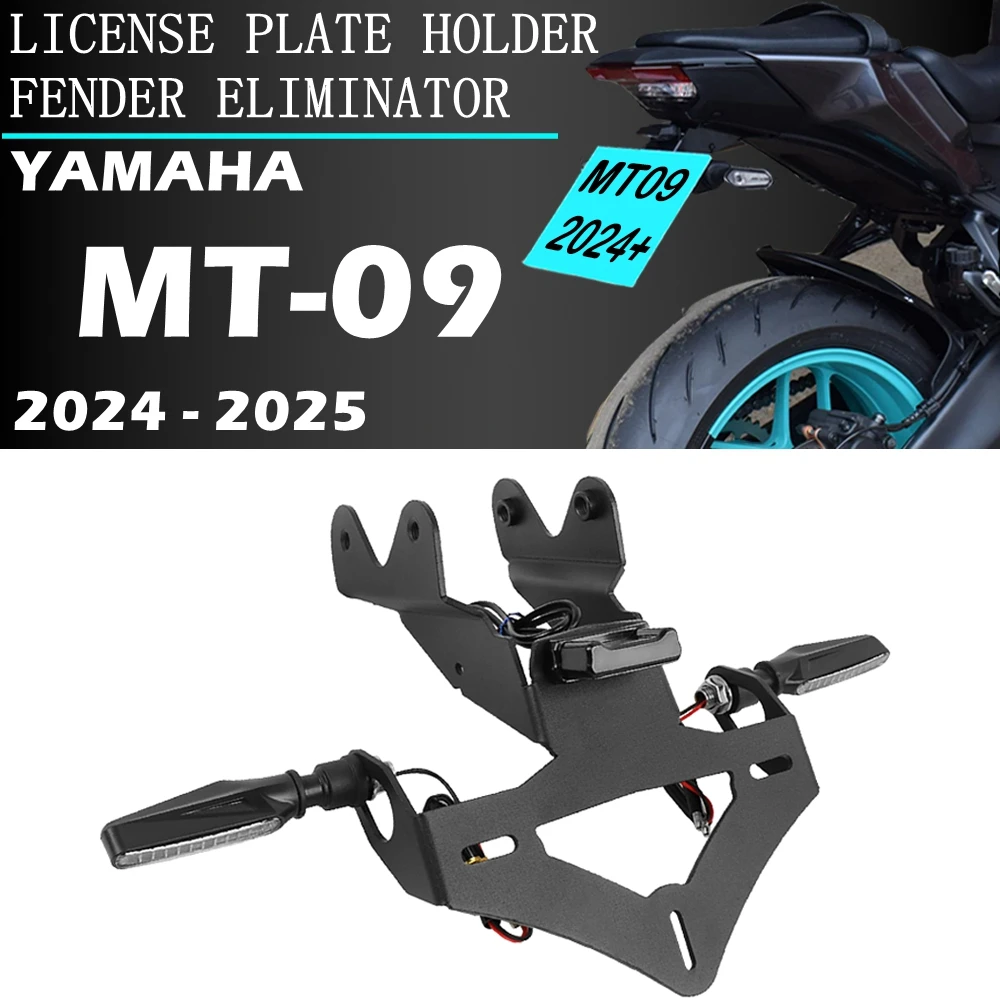

Motorcycle Tail Tidy Registration License Plate Holder Fender Elimniator Accessories Fit For YAMAHA MT09 MT 09 SP 2024 2025