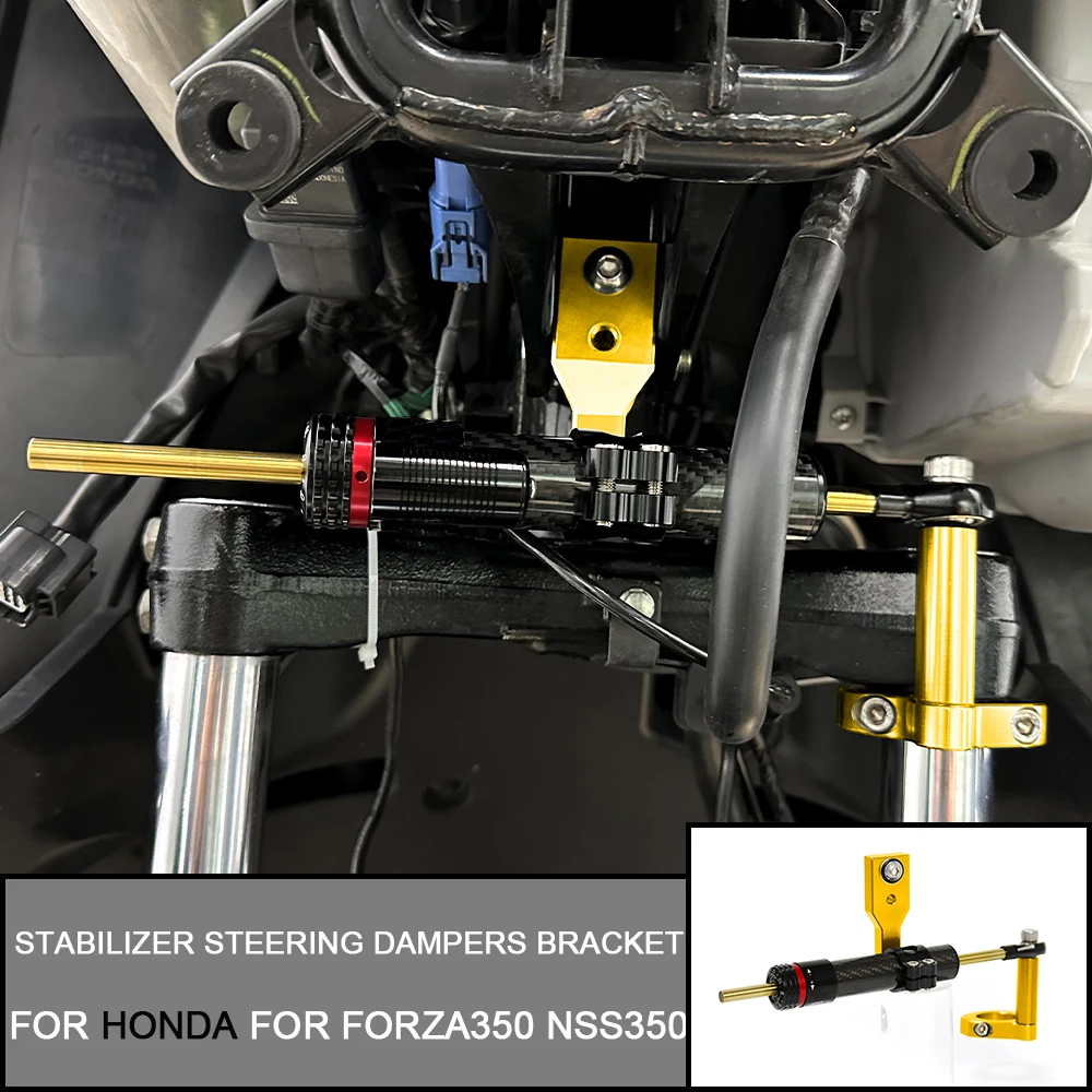 

For HONDA For Forza 350 NSS350 Motorcycle Directional Damper Shock Absorber Stabilizer Steering Dampers Steering Mounting Bracke