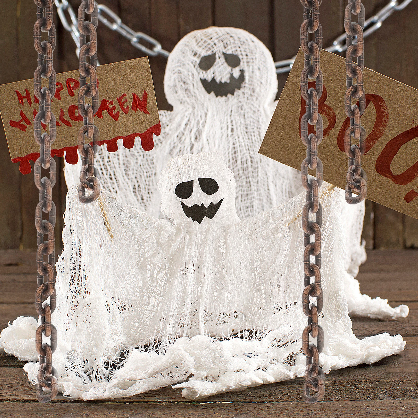 Accessoire de chaîne de fête d'halloween, matériau fiable, facile à utiliser, décor d'ambiance Festive pour la famille et les amis, événement de rassemblement