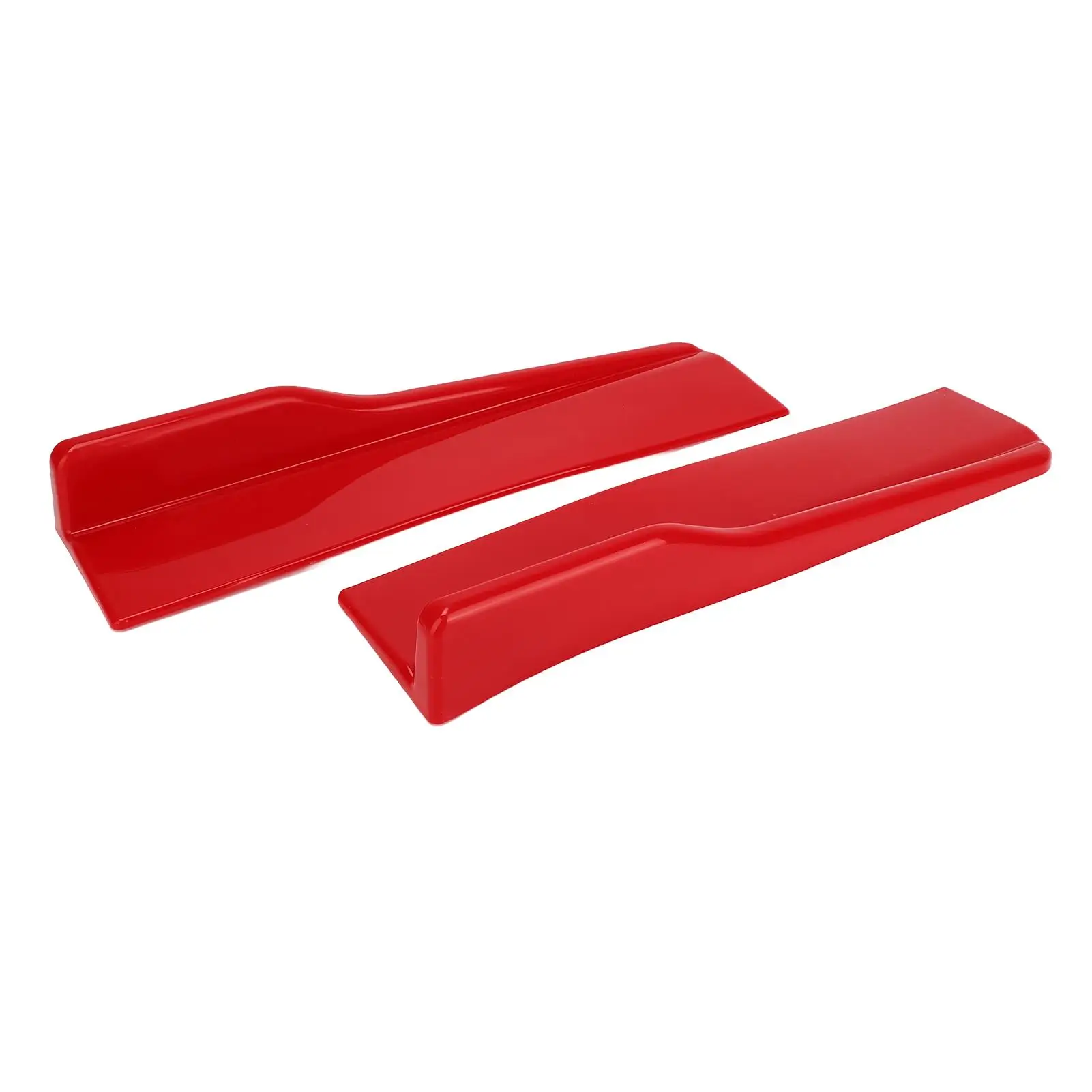 Universal Heat-Resistant Red Rocker Winglets Splitter Side Skirt for Stylish Car for upgrade