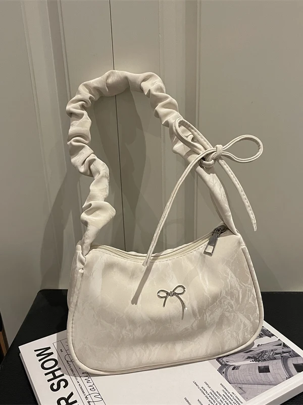 Casual Trendy Women's Crossbody Bag Underarm Single Shoulder Bag Personalized Design Leisure Shopping Bag for Young Women