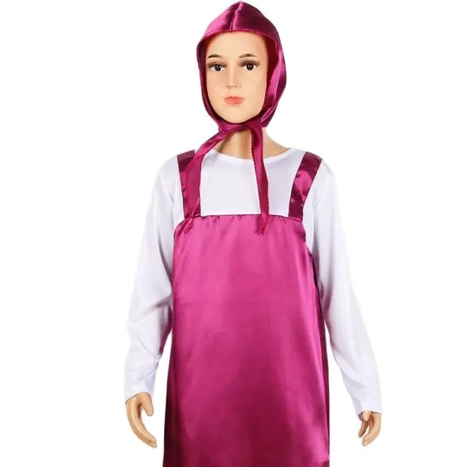 Original MASHA Costume Halloween Costume Dress Up Kids Dresses for Girls