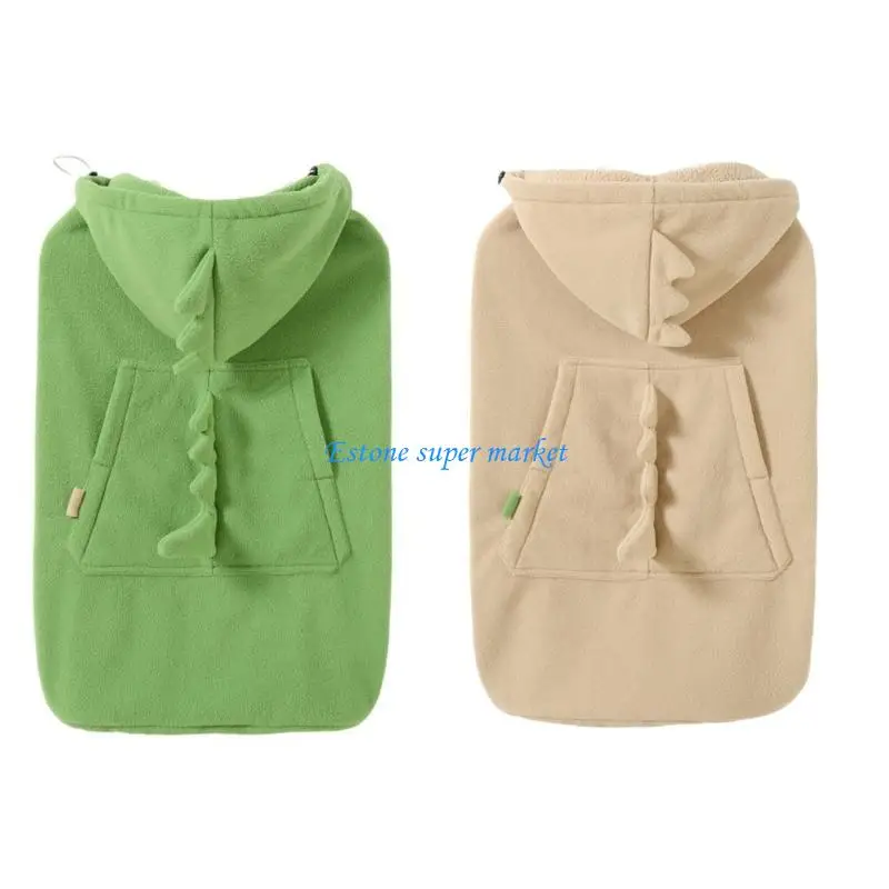 

090B Cartoon Children's Hooded Blanket Soft & Comfortable Baby Warm Cape Swaddles Towel with Lovely Pattern for Fall Winter