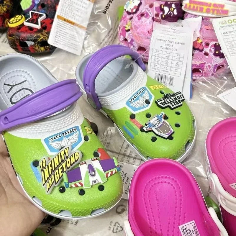 Cartoon anime Buzz Lightyear children's slippers Disney Toy Story cowboy Woody kids shoes cute beach sandals casual garden shoes