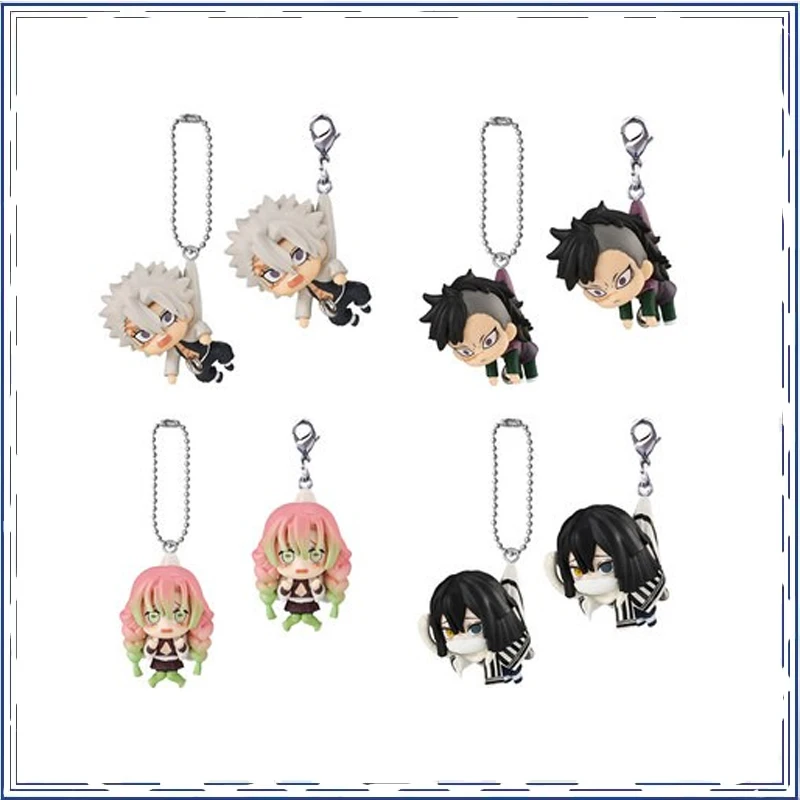 

BANDAI Demon Slayer Gashapon Kamado Tanjirou Kamado Nezuko Agatsuma Zenitsu Gifts for Children Action Figure Model Toys