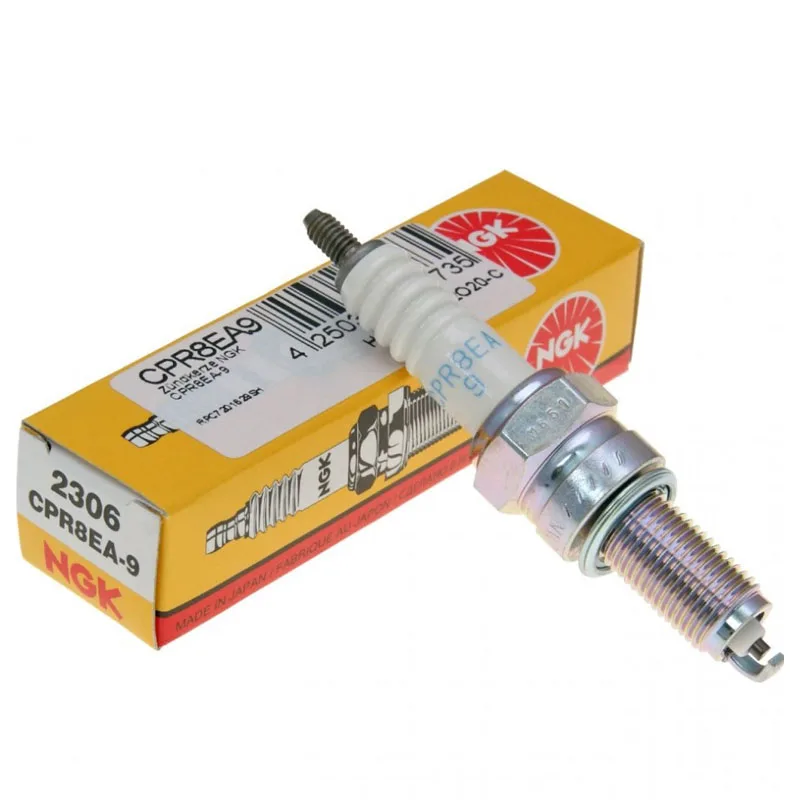 4/6Pcs NGK Motorcycle Spark Plug 2306 CPR8EA-9 CPR8EA9 for YAMAHA NMAX YS YZ FJR MOTO GUZZI V7 NEVADA HONDA CBR NT VISION CB XL