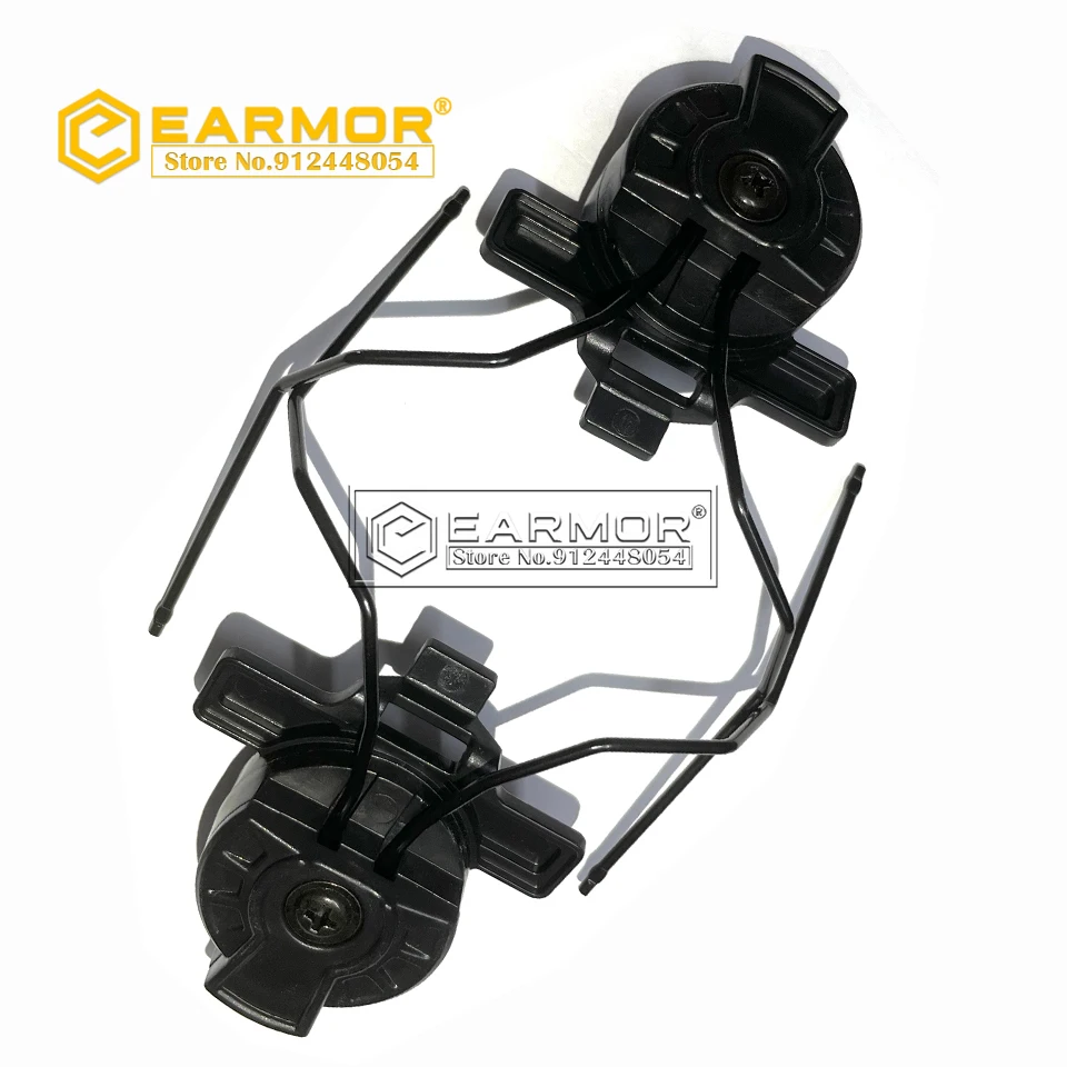 EARMOR Headset EXFIL Helmet TW3.0 Rails Adapter Attachment Kit Tactical Headphone Rail Adapter for TW3.0 Rail Helmet Accessories