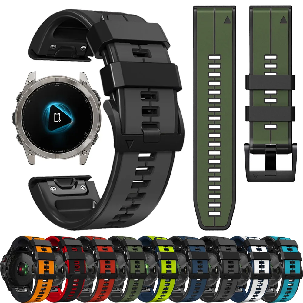 QuickFit Smart watch men Sports watches 22mm/26mm for Garmin Fenix 8 7 7X pro 6 6X pro 5 5X plus Epix Enduro 2 G1 Strap Bracelet