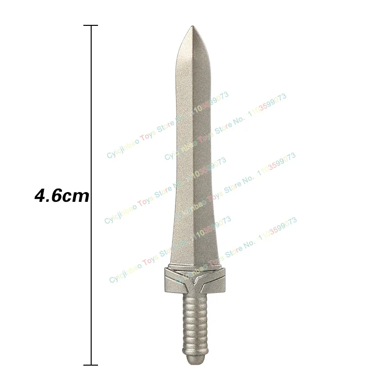 Medieval Military Cavalry Figures Building Blocks Accessories Sword Shield Knight Weapons Toys for Kids PJT048