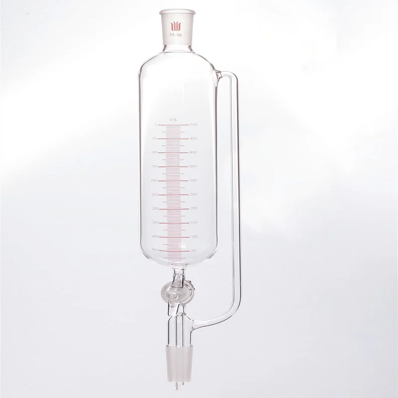 SYNTHWARE Constant pressure drip funnel, With tick marks, Glass valve, Addition funnel, Borosilicate glass, F62