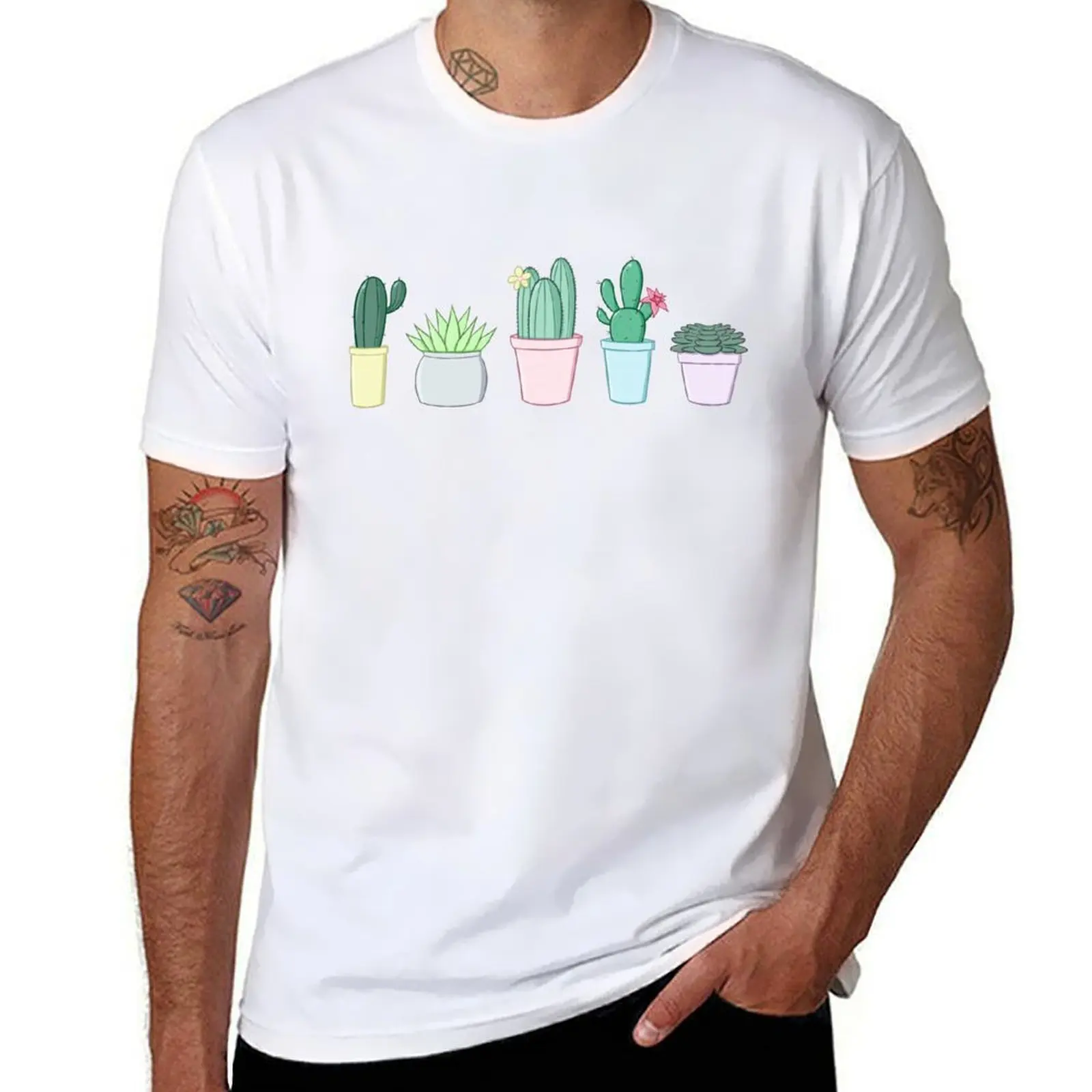 

Cacti & Succulents T-Shirt man t shirts cotton t shirts for man pack cotton T-Shirt