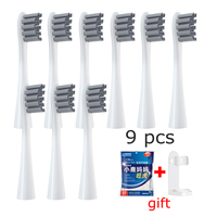 Replacemen Brush Heads for Oclean Flow/X Pro Elite/X Pro/F1/Z1/One/Air2 Sonic Electric Toothbrush Nozzle Soft DuPont Bristle