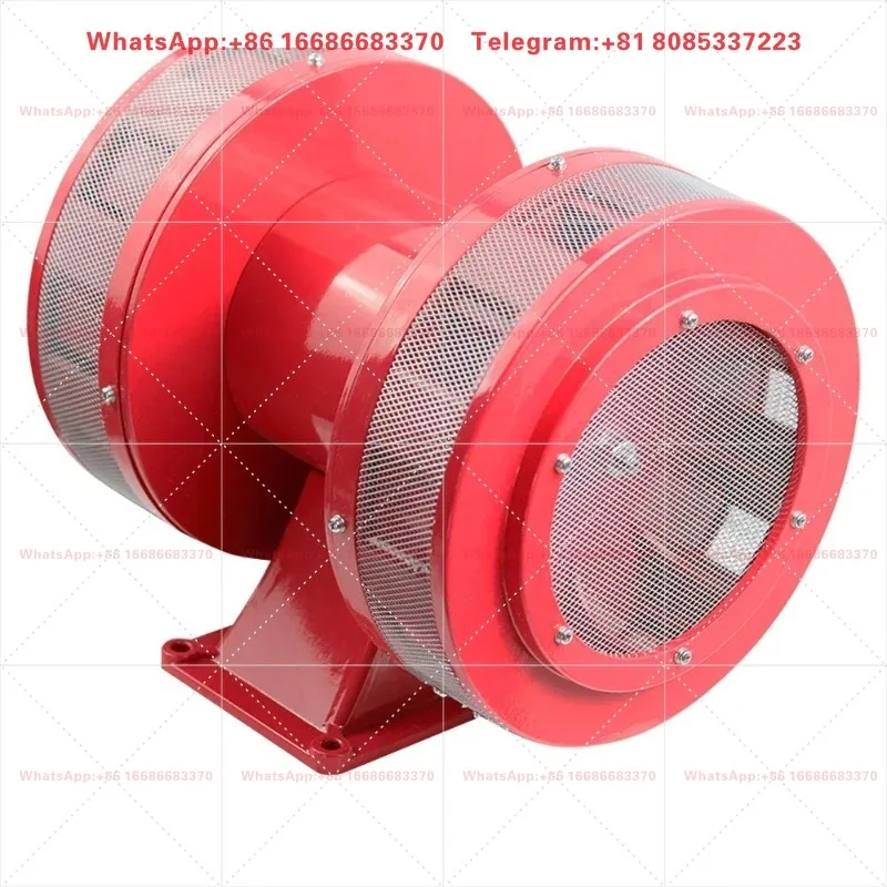 MS-790 AC110V/220V 180db Double Electric Motor Driven Air Raid Siren Metal Horn for Industrial Boat Marine Spare Parts
