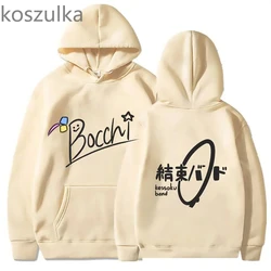 Hot Sale 2022 Bocchi The Rock Hoodies Unisex Black Hitori Gotou Hoodie Sweatshirt Winter Oversize Clothes Pullover Long Sleeve S