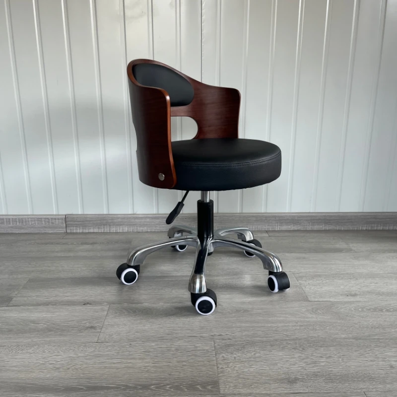 

Computer Chairs Home Comfortable Office Chair Makeup Stool Solid Wood Backrest Dormitory Study Room Desk Chairs Gaming Chaise