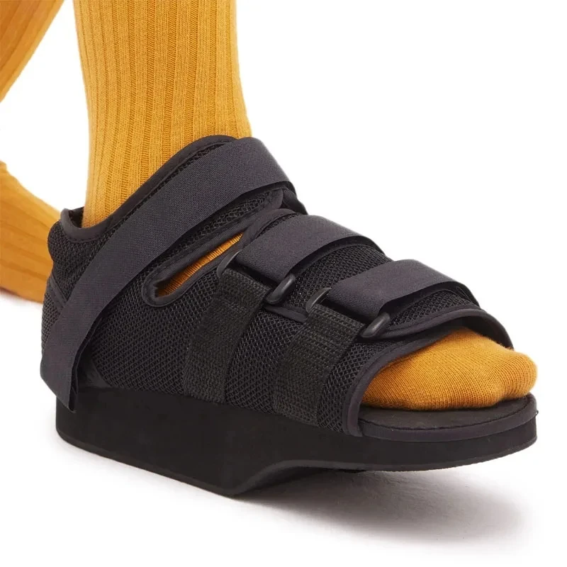 Adjustable Winter Summer Post Surgical Forefoot Shoe-Foot Fracture Shoe-Toe Orthopedic Support Brace-For Left and Right Foot