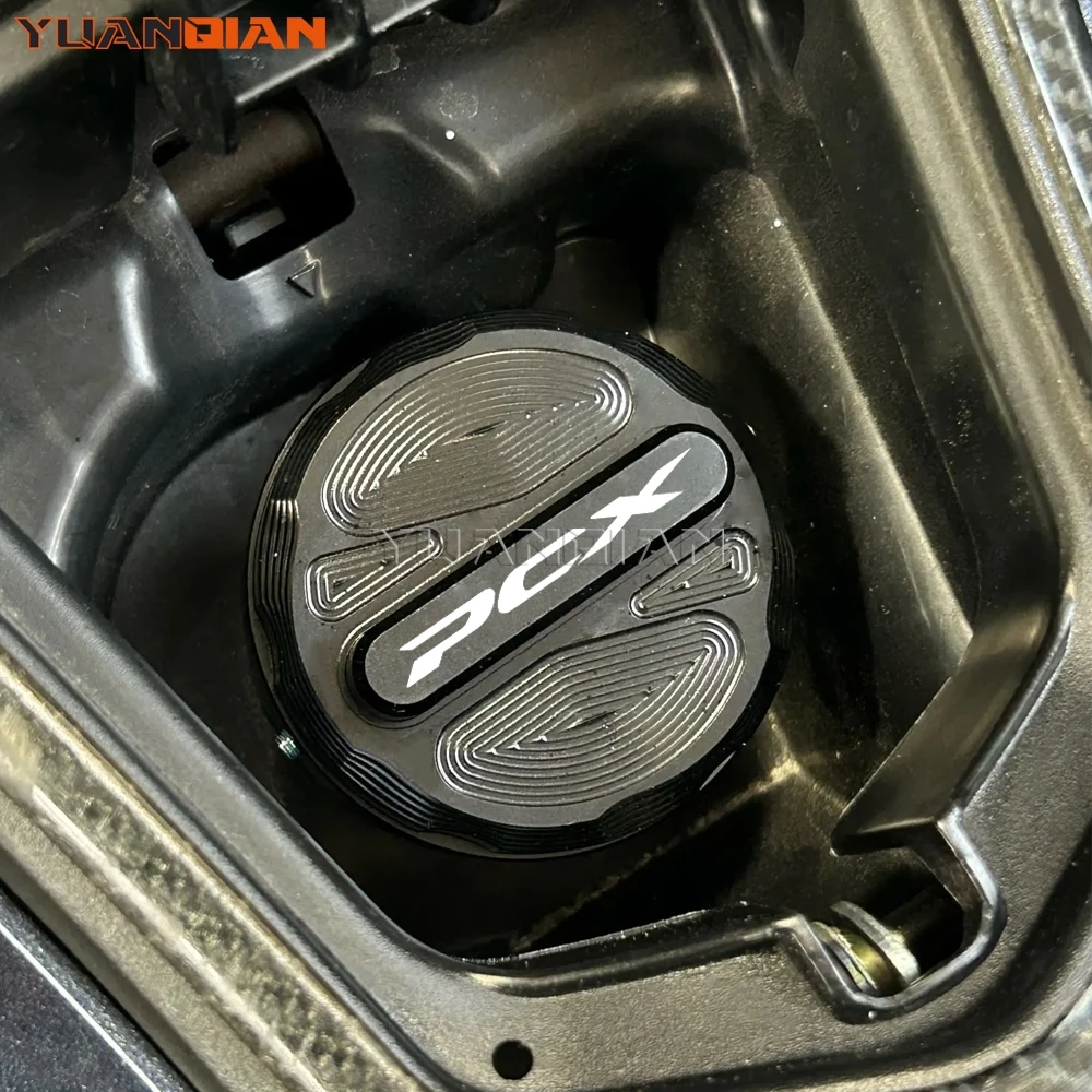 

For Honda PCX 125 150 160 200 EV HP MPG PCX160-CBS 2018 - 2026 2025 2024 Motorcycle Accessories Fuel Tank Cover Petrol Box Cap