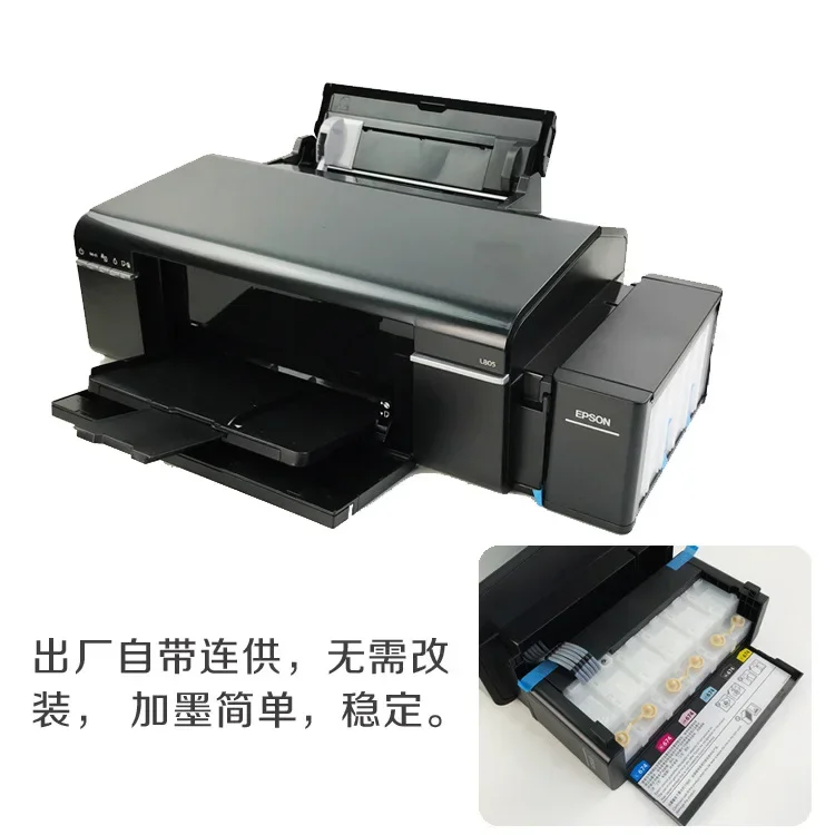 Impresora de inyección de tinta continua de seis colores, modelo A4, tarjeta de identificación de escritorio automática, impresora de inyección de tinta UV para EPSON L805, gran oferta