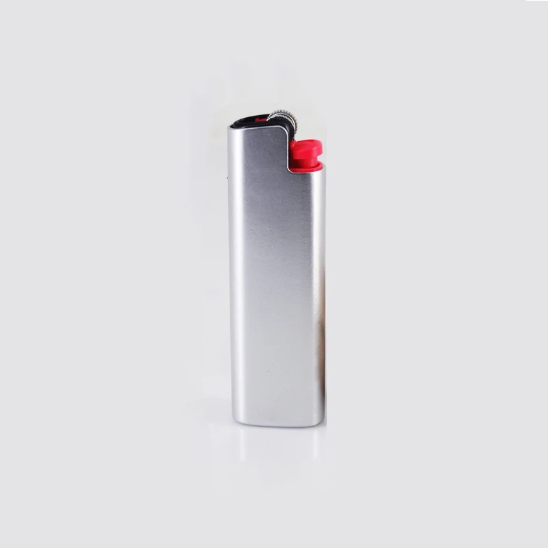 Suitable for Swedish Cricket Lighter Large Metal Shell with Frosted Silver Decorative Cover