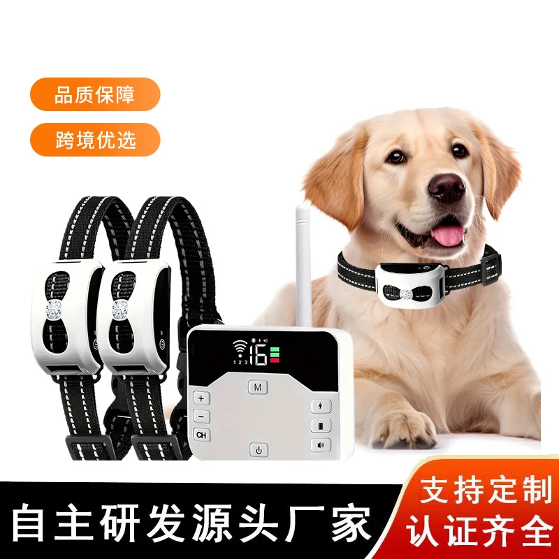 

New Wireless Electronic Fence Multifunctional Dog Trainer Outdoor Waterproof Pet Remote Control Barking Stopper
