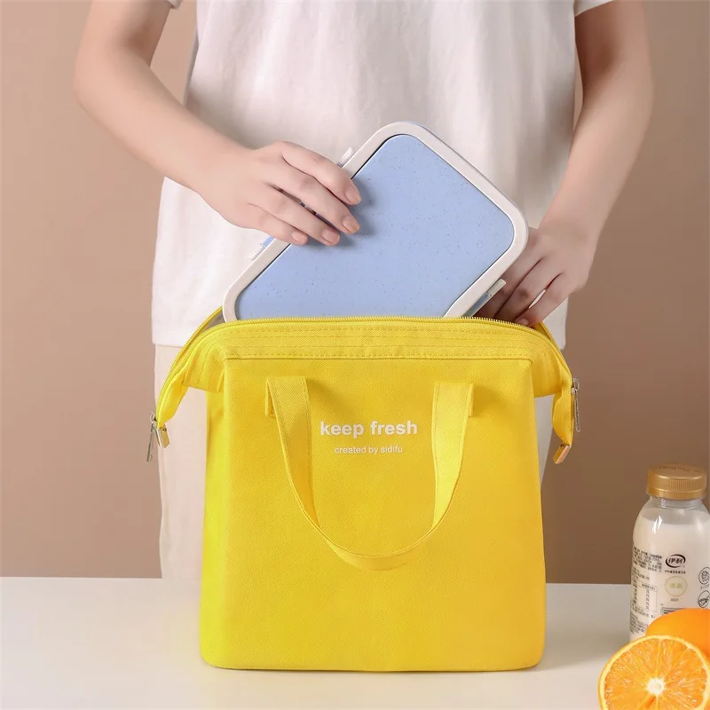 Portable Insulated Thermal Picnic Food Lunch Box Bag Tote Food Fresh Cooler Bags Pouch For Women Girl Kids Children Gift