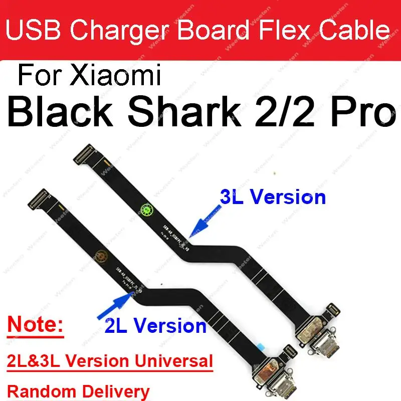 USB Charging Port Dock Charger Plug Connector Board Flex Cable For Xiaomi Black Shark 2 3 4 5 Blackshark 3pro 4pro 5pro Parts