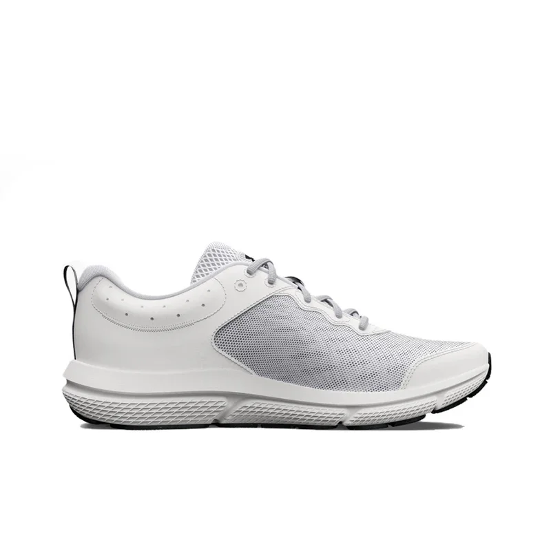 Under Armour Charged Assert 10 Men's White Low-Top Running Shoes – Minimalist, Durable, Breathable & Snug-Fitting 3026175-104
