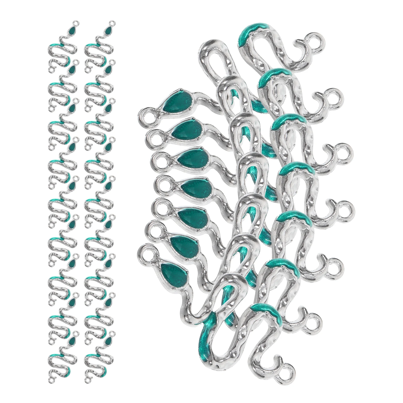 

25 Pcs Snake Pendant Bracelet Bracelets Diy Jewelry Supplies Charms Accessories