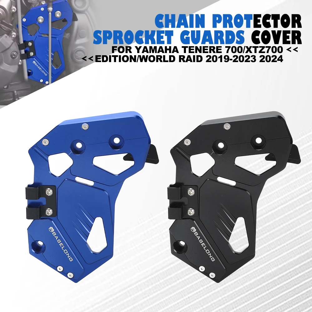 

For Yamaha Tenere 700/XTZ700 Tenere 700 Rally Edition/World Raid 2019-2023 2024 Motorcycle Chain Protector Sprocket Guards Cover