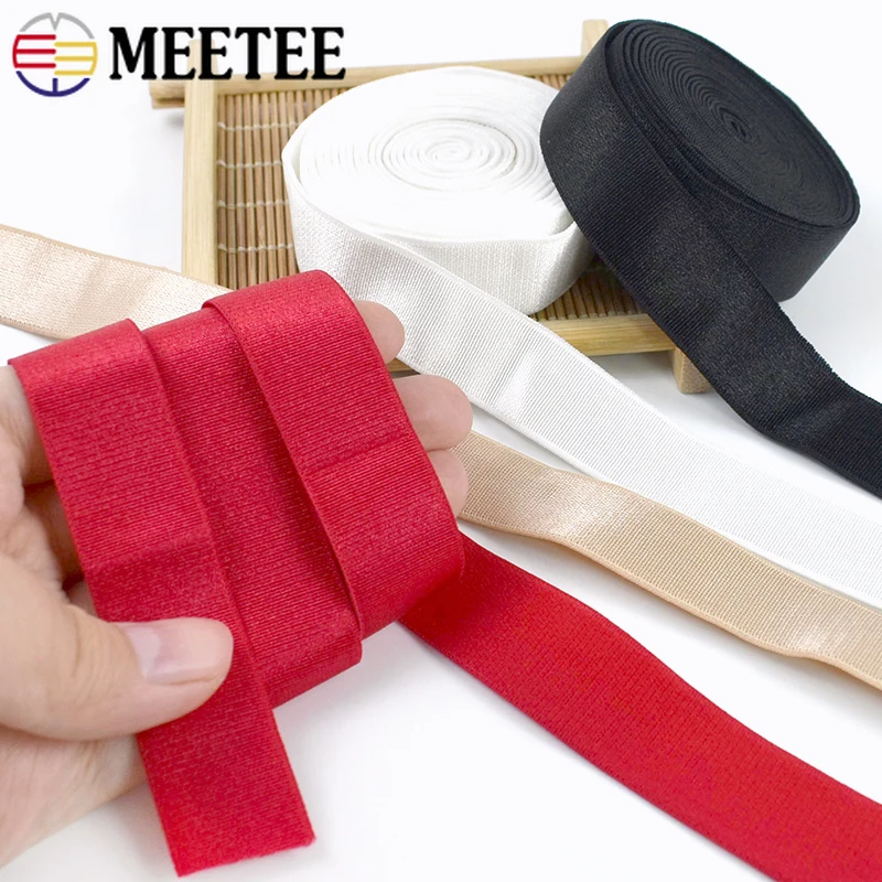 

5-20M 10mm Soft Nylon Elastic Band for Underwear Bra Shoulder Strap Pants Belt Stretch Ribbon Garment Sewing Trim Spandex Tape